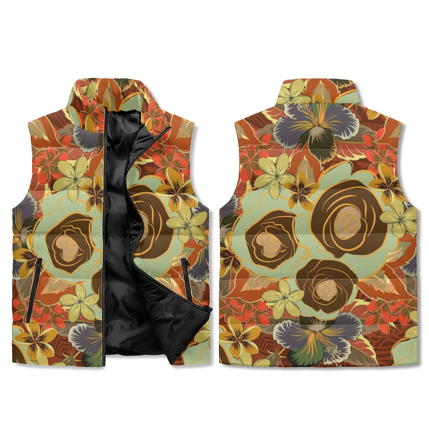 tropic dune puffer vest