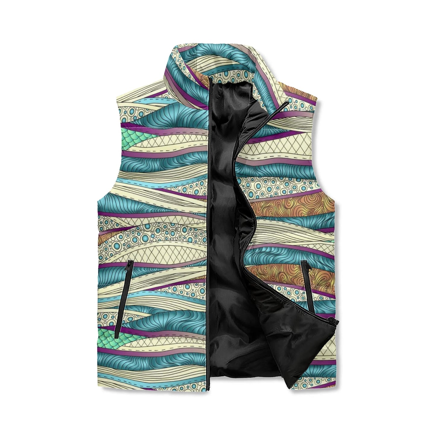 tropic dune puffer vest