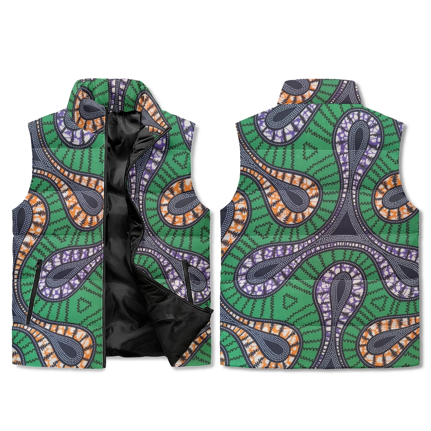 tropic dune puffer vest